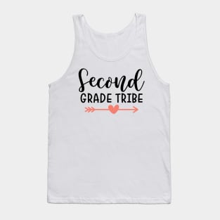 Second Grade Tribe Funny Kids School Back to School Tank Top